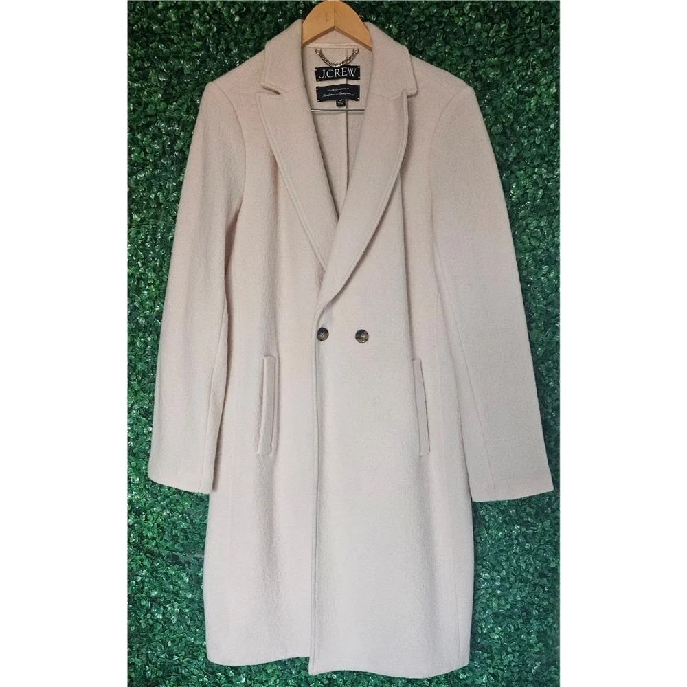J.Crew Daphne Topcoat in Italian Boiled Wool
